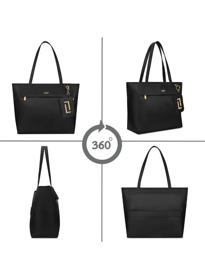 Lavie  Luxe Women's Zumi Large Tote (Black) for Women | Best Price UAE